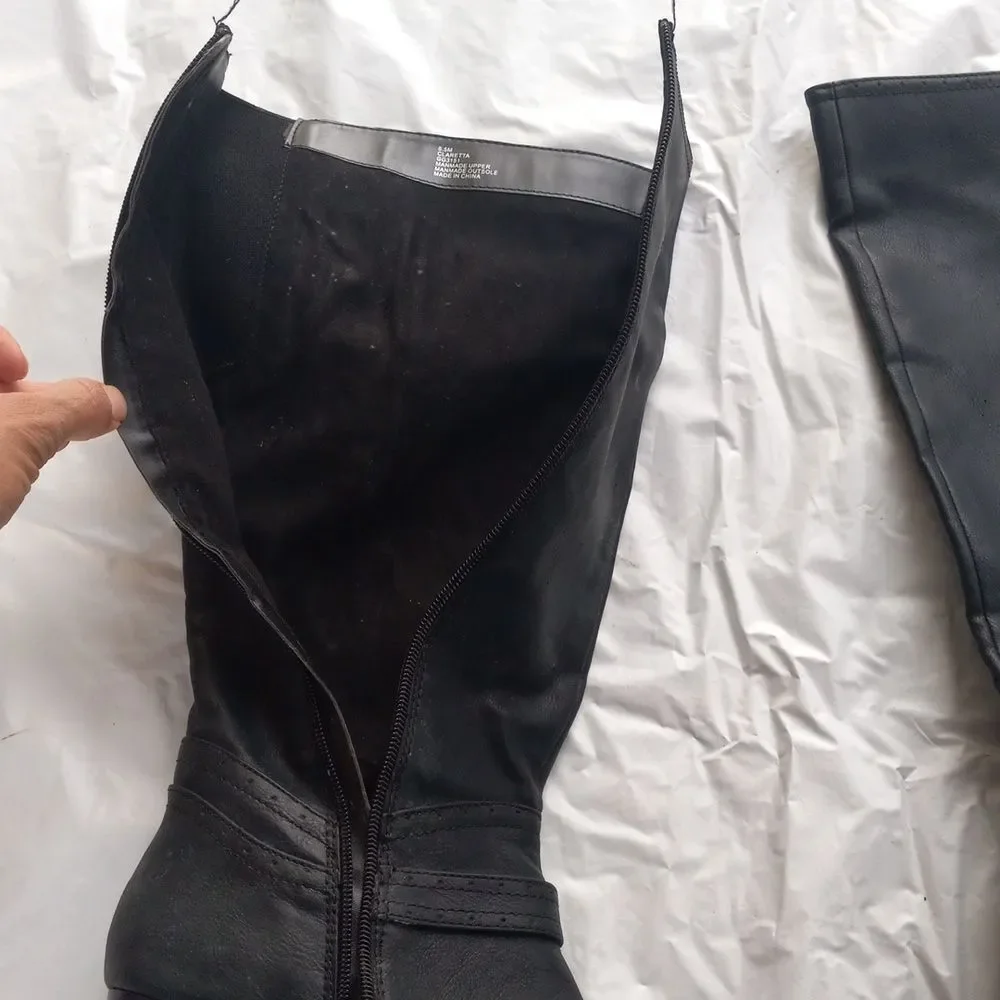 Mia Women's Claretta Knee High Boot Black Sz 8.5 - Picture 8 of 13
